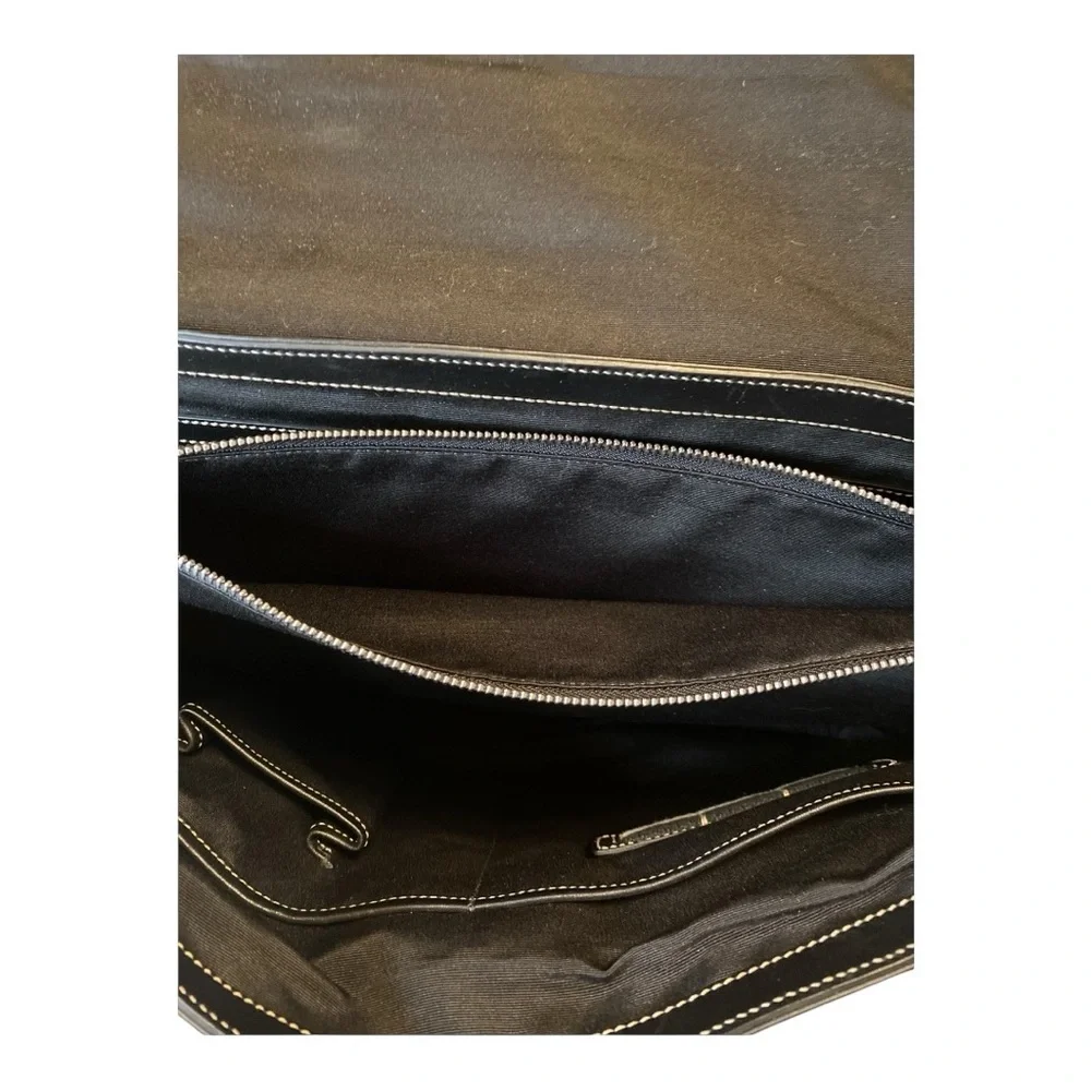 Coach Black Leather Messenger Bag Professional Design